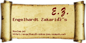 Engelhardt Zakariás névjegykártya